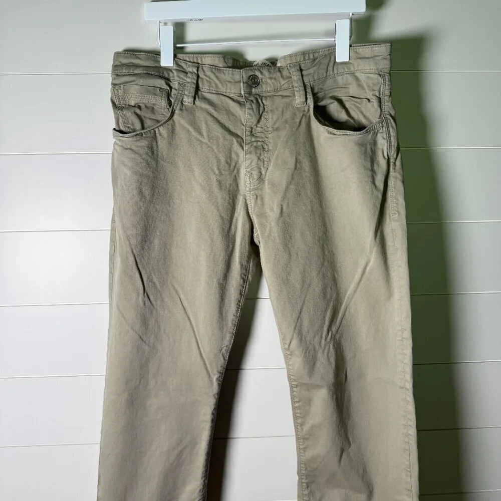 Mavi Khaki Pants Marcus Style Slim Straight Leg Sz. 36/30